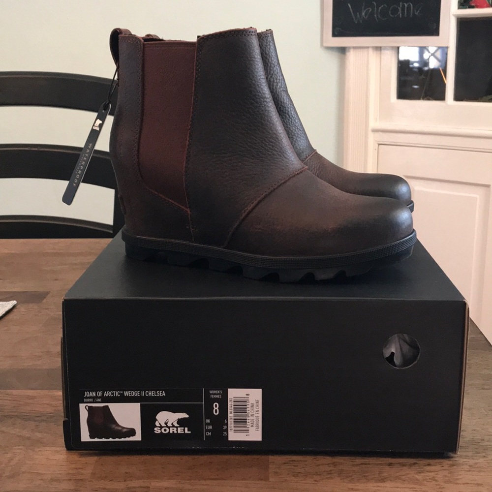 NWT Sorel Wedge Booties/ Chelsea Booties